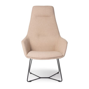 Sillón de visita Kent respaldo alto base trineo